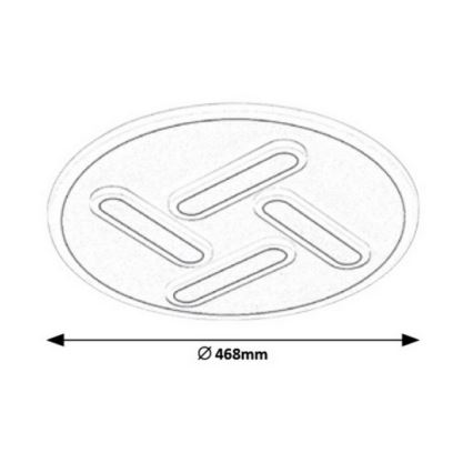 Rabalux - Himmennettävä LED-kattovalaisin LED/36W/230V halkaisija 46,8 cm