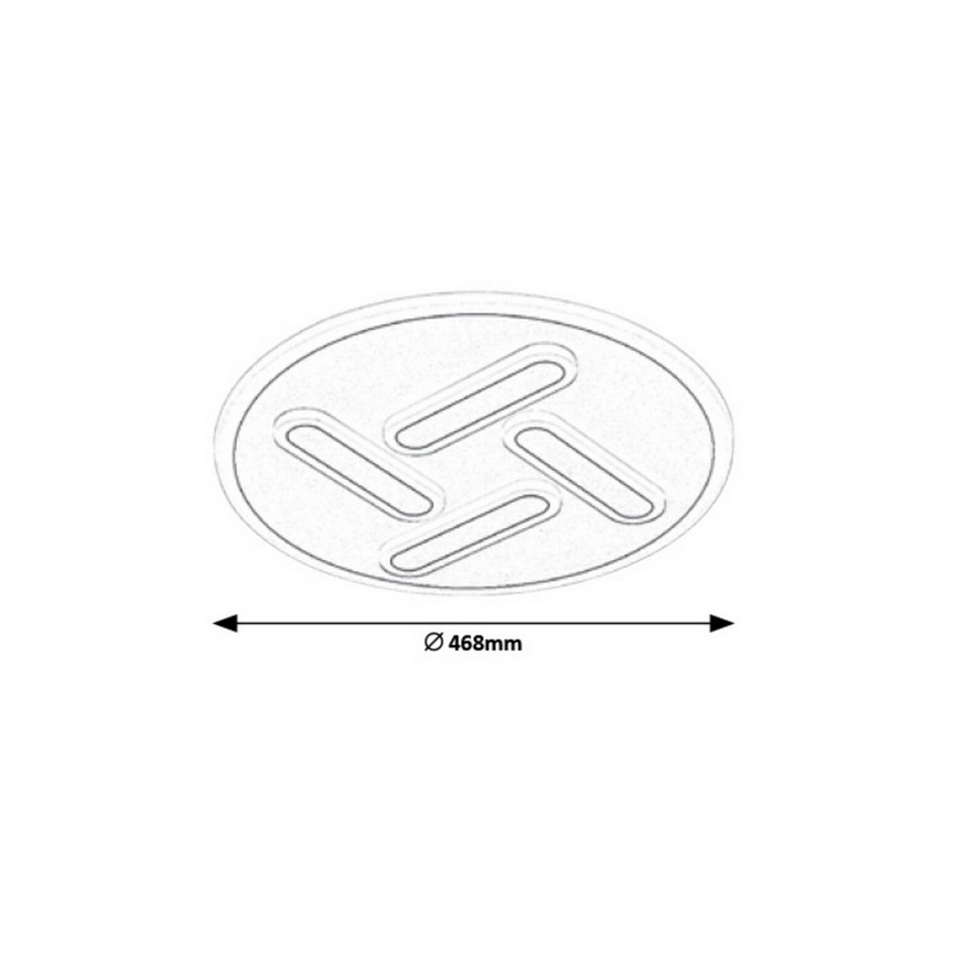 Rabalux - Himmennettävä LED-kattovalaisin LED/36W/230V halkaisija 46,8 cm