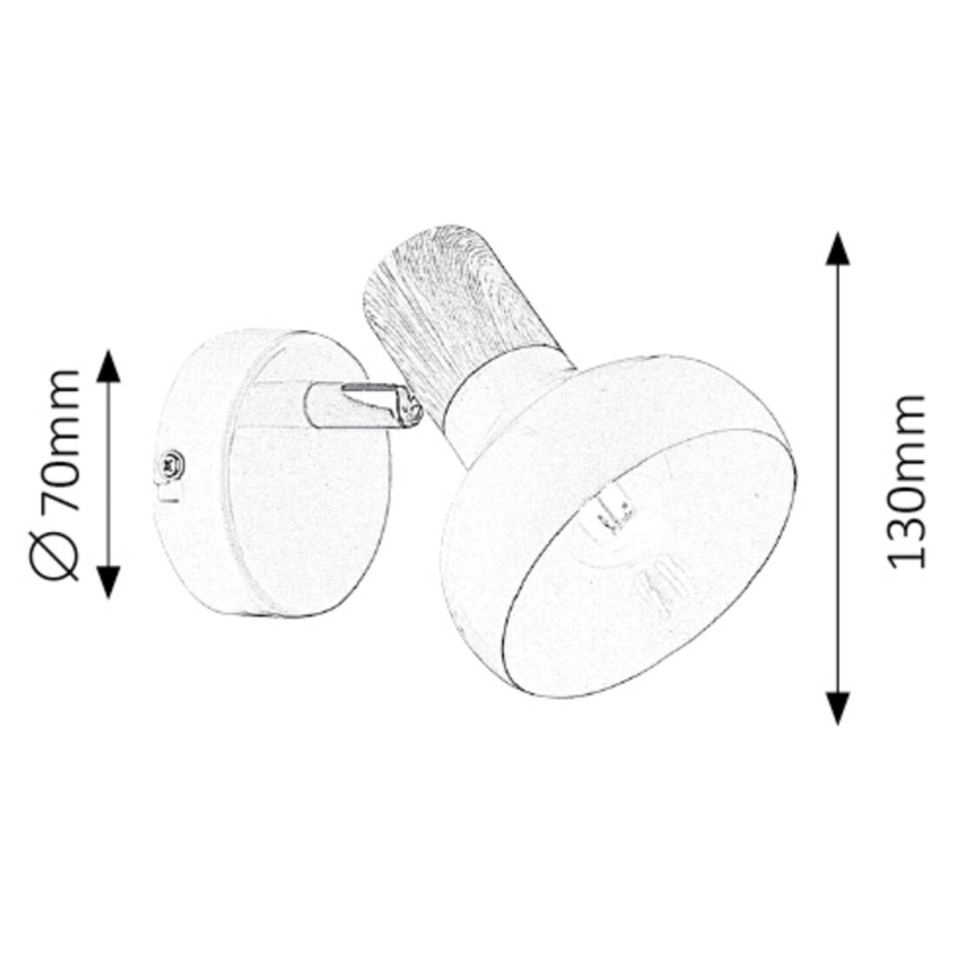 Rabalux - Seinävalaisin 1xE14/40W/230V 