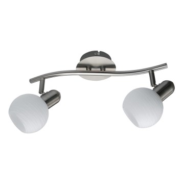 Rabalux 6342 - Kattovalo AUREL 2xE14/40W/230V