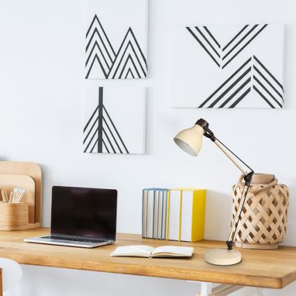 Rabalux 6410 - Pöytävalaisin CARTER 1xE14/11W/230V