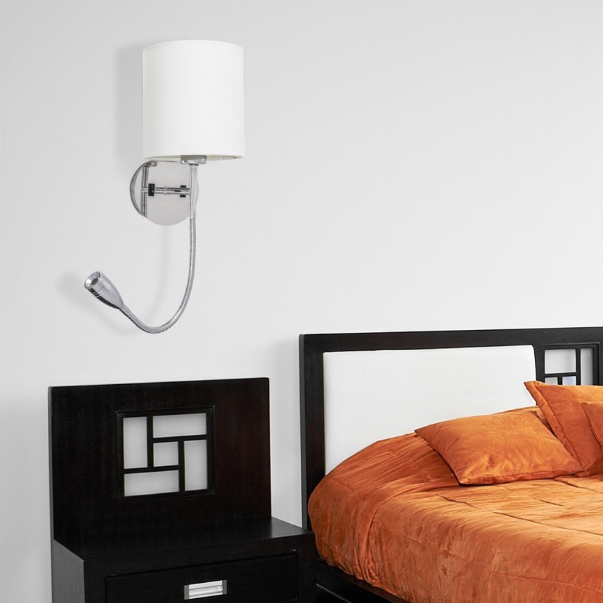 Rabalux - LED-seinävalaisin 1xE27/40W+LED/3W