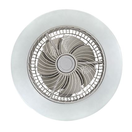 Rabalux 6710 - LED Himmennettävä kattovalaisin tuulettimella DALFON LED/36W/23