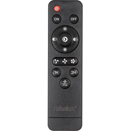 Rabalux 6710 - LED Himmennettävä kattovalaisin tuulettimella DALFON LED/36W/23