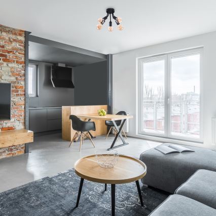 Rabalux - Kiinteä kattokruunu 5xE27/60W/230V