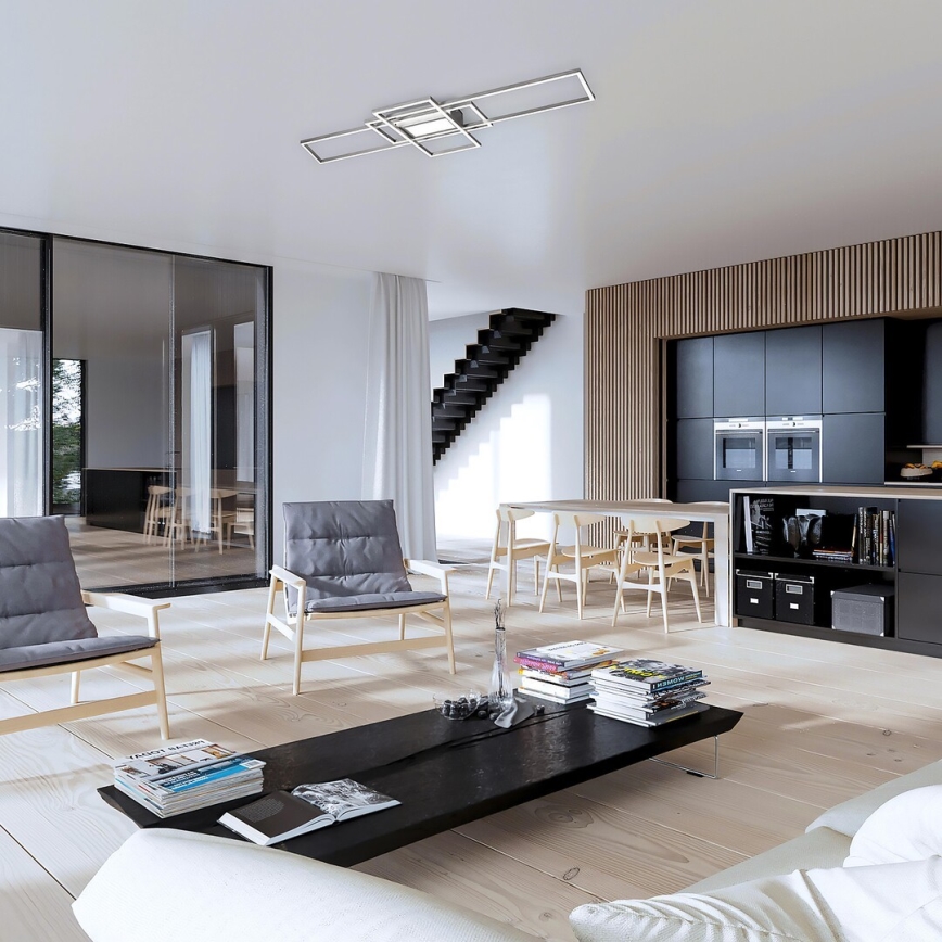 Rabalux - himmennettävä LED-kattovalaisin LED/54W/230V 3000-6500K + kaukosäädin 42x105 cm