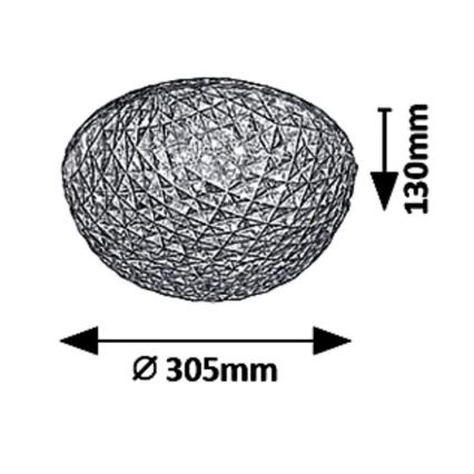 Rabalux - JILLIAN LED-kattovalaisin 18W/230V, halkaisija 30,5 cm