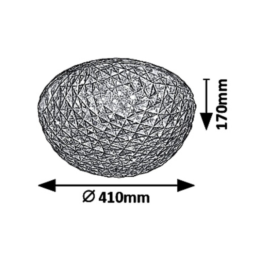 Rabalux - JILLIAN LED-kattovalaisin LED/24W/230V, halkaisija 41 cm
