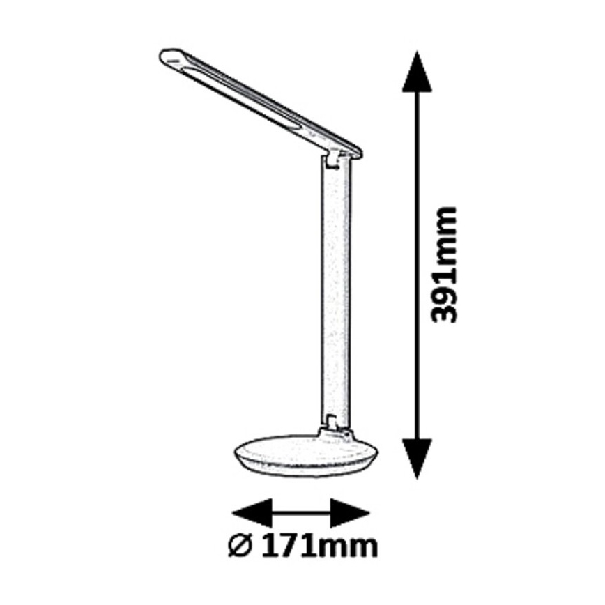 Rabalux 6979 - Himmennettävä LED-pöytävalaisin OSIAS LED/9W/230V