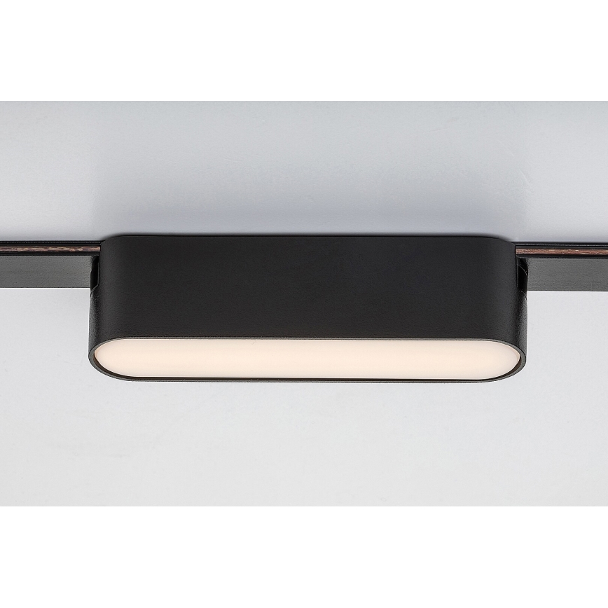 Rabalux - LED Kattovalaisin 1-vaihekiskoon LED/6W/24V 3000K 11,5 cm musta