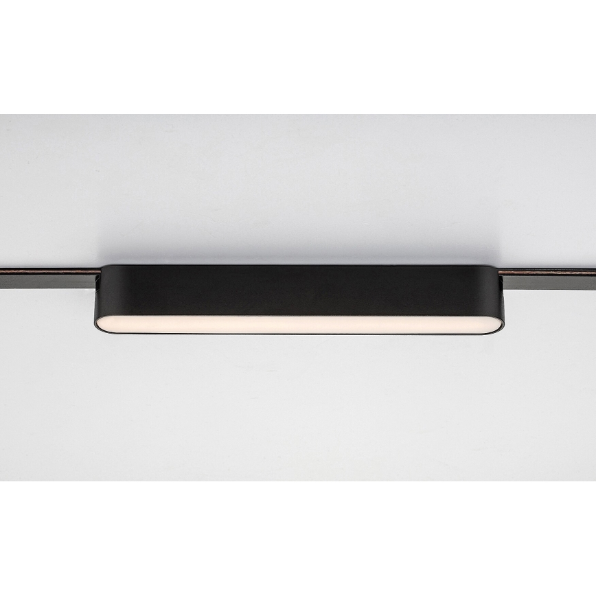 Rabalux - LED Kattovalaisin 1-vaihekiskoon LED/12W/24V 3000K 22 cm musta