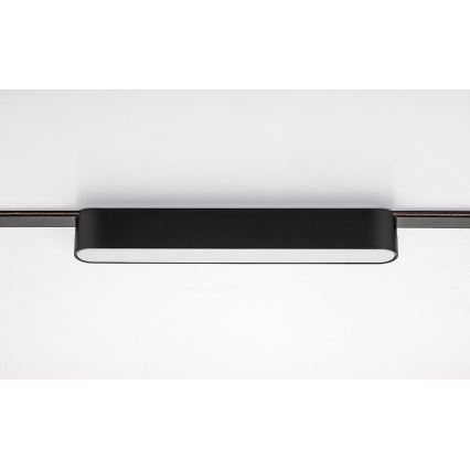 Rabalux - LED Kattovalaisin 1-vaihekiskoon LED/12W/24V 3000K 22 cm musta