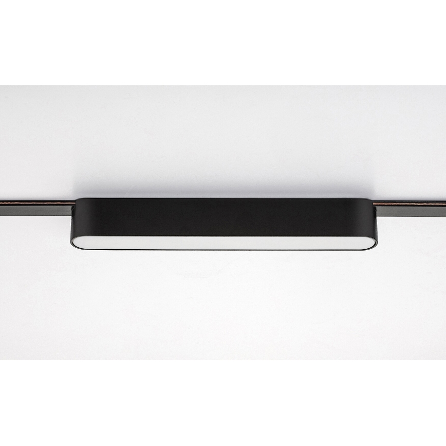 Rabalux - LED Kattovalaisin 1-vaihekiskoon LED/12W/24V 3000K 22 cm musta