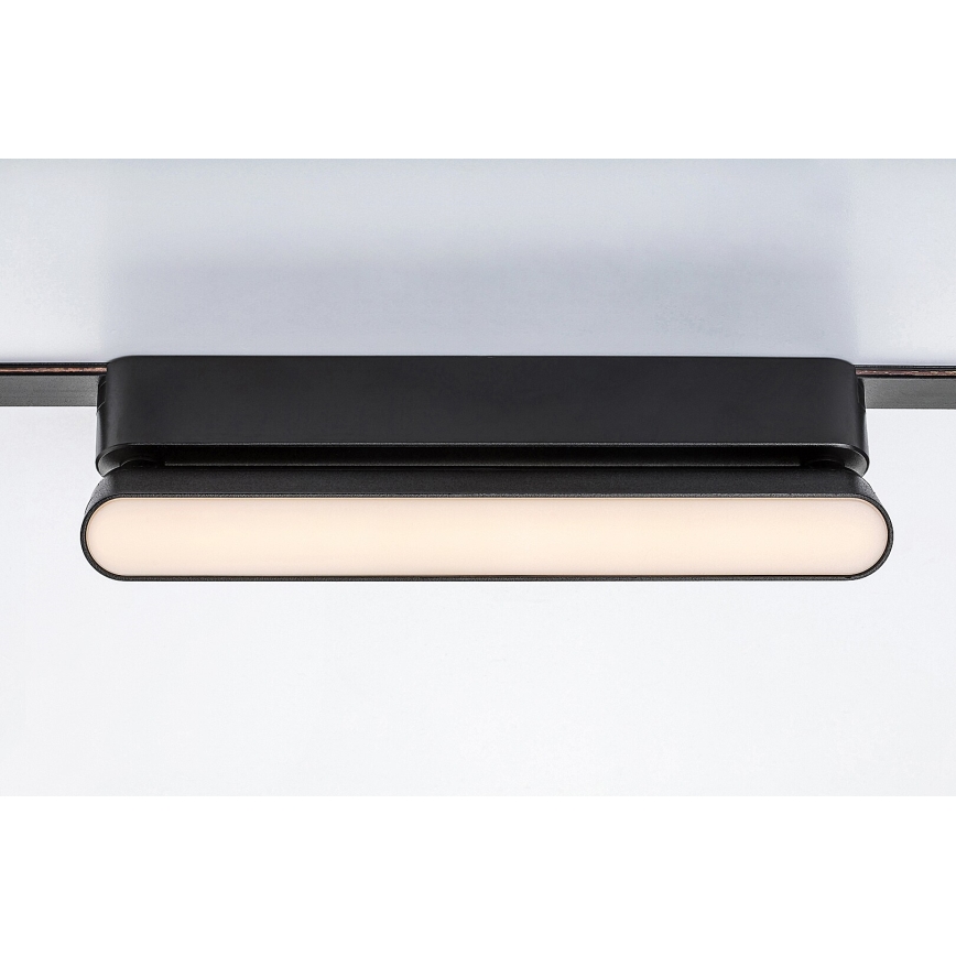 Rabalux - LED Kattovalaisin 1-vaihekiskoon LED/12W/24V 3000K 22 cm musta
