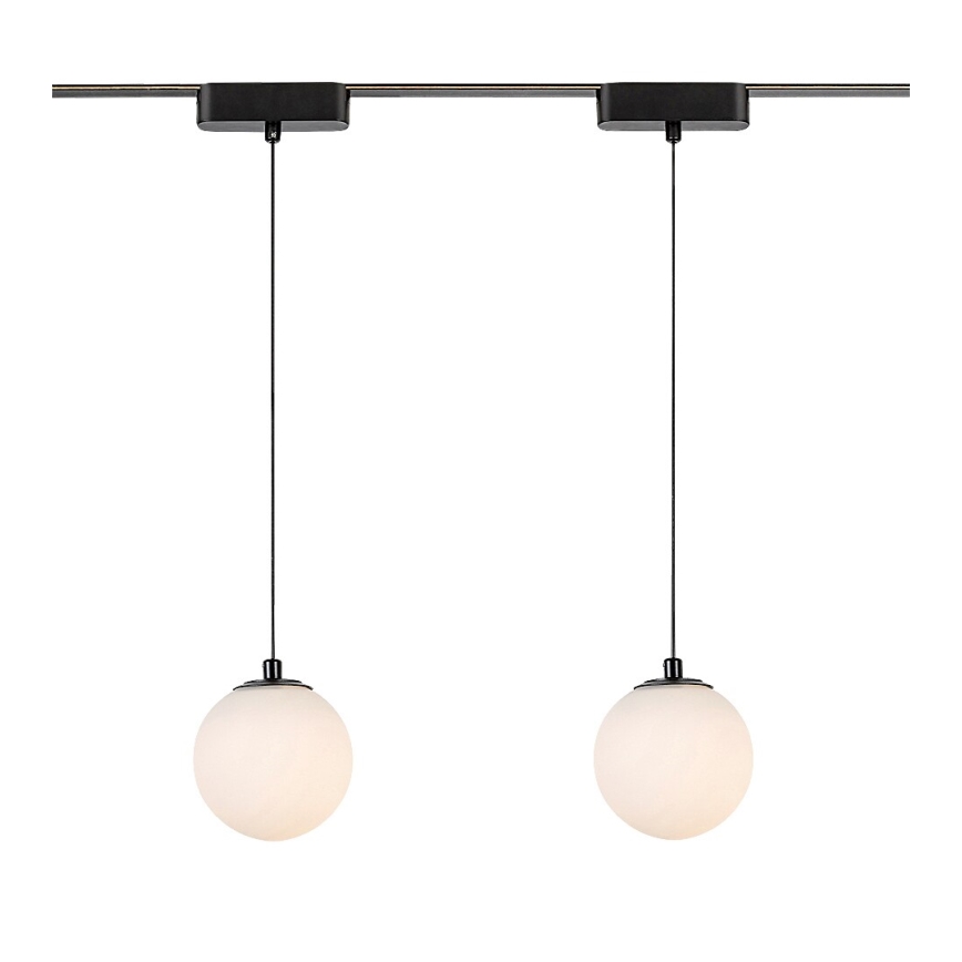 Rabalux - LED-kattokruunu johdossa 1-vaiheiselle kiskojärjestelmälle LED/5W/24V 3000K musta