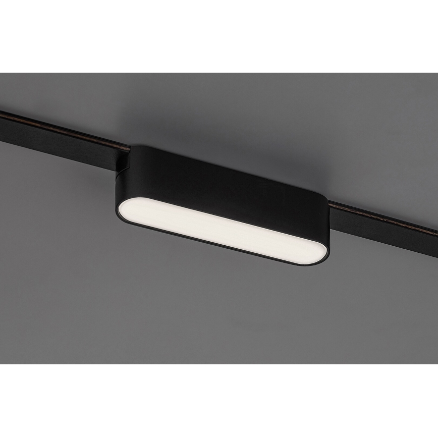 Rabalux - LED Kattovalaisin 1-vaihekiskoon LED/6W/24V 3000K 11,5 cm musta