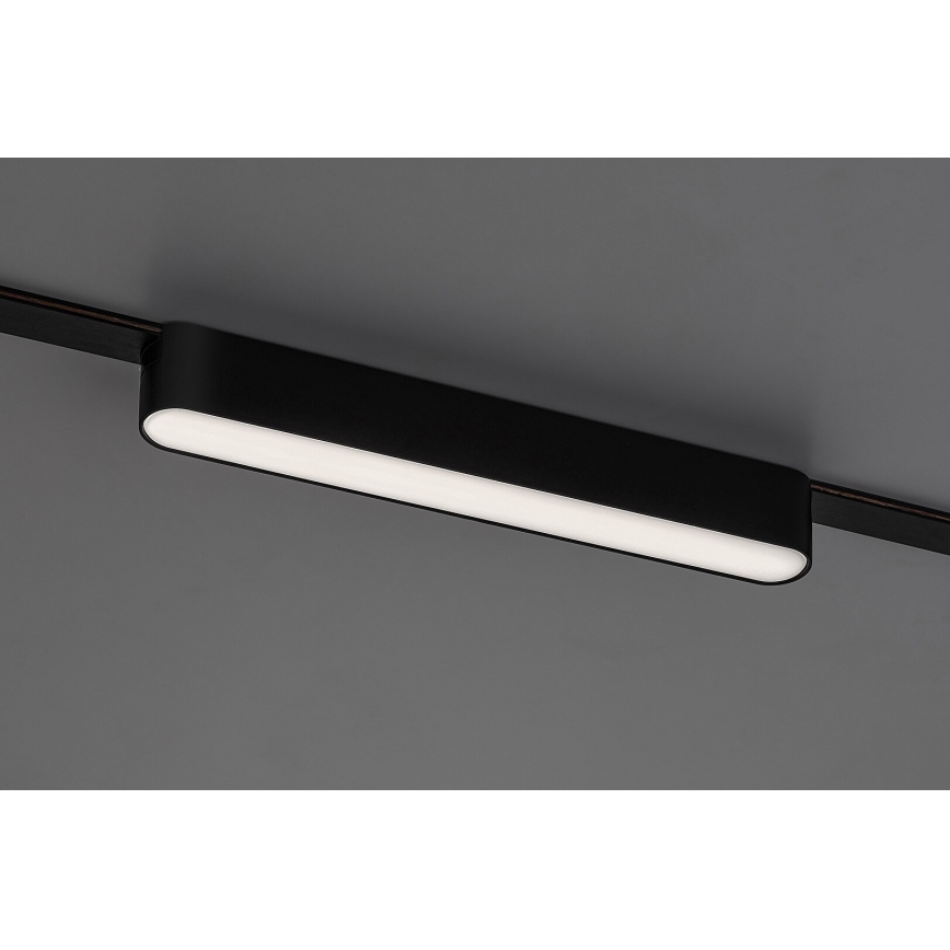 Rabalux - LED Kattovalaisin 1-vaihekiskoon LED/12W/24V 4000K 22 cm musta