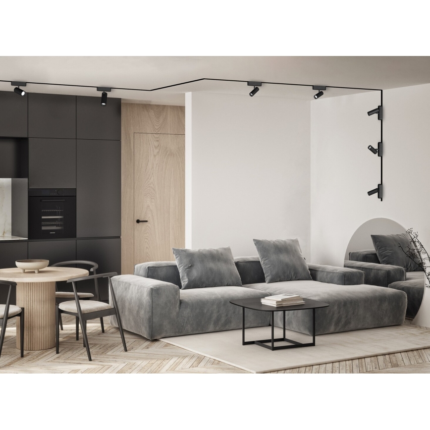 Rabalux - LED Yksivaiheisen kiskojärjestelmän kohdevalo LED/6W/24V 4000K musta