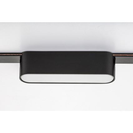 Rabalux - LED Himmennettävä kattovalaisin 1-vaihekiskoon LED/6W/24V 2700-5500K Wi-Fi Tuya 11,5 cm musta