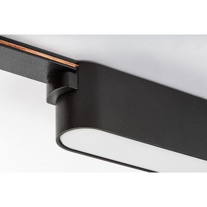 Rabalux - LED Himmennettävä kattovalaisin 1-vaihekiskoon LED/6W/24V 2700-5500K Wi-Fi Tuya 11,5 cm musta