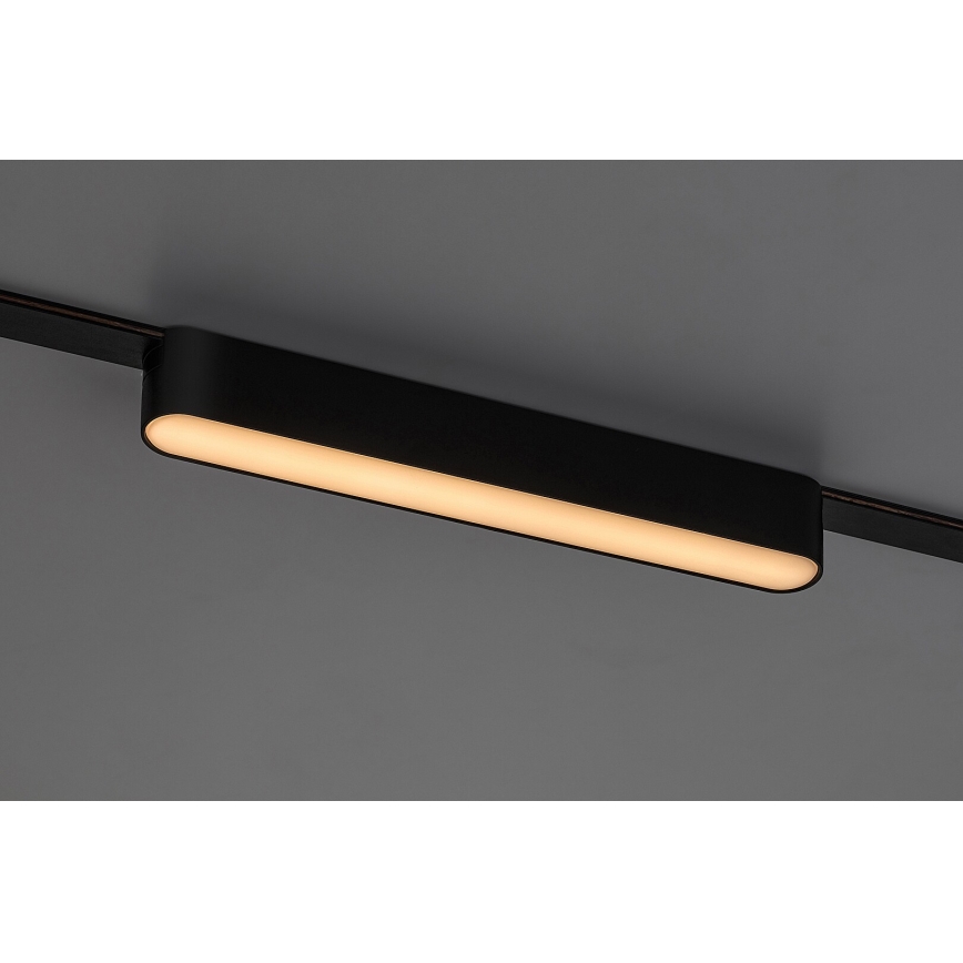 Rabalux - LED Himmennettävä kattovalaisin 1-vaihekiskoon LED/12W/24V 2700-5500K Wi-Fi Tuya 22 cm musta