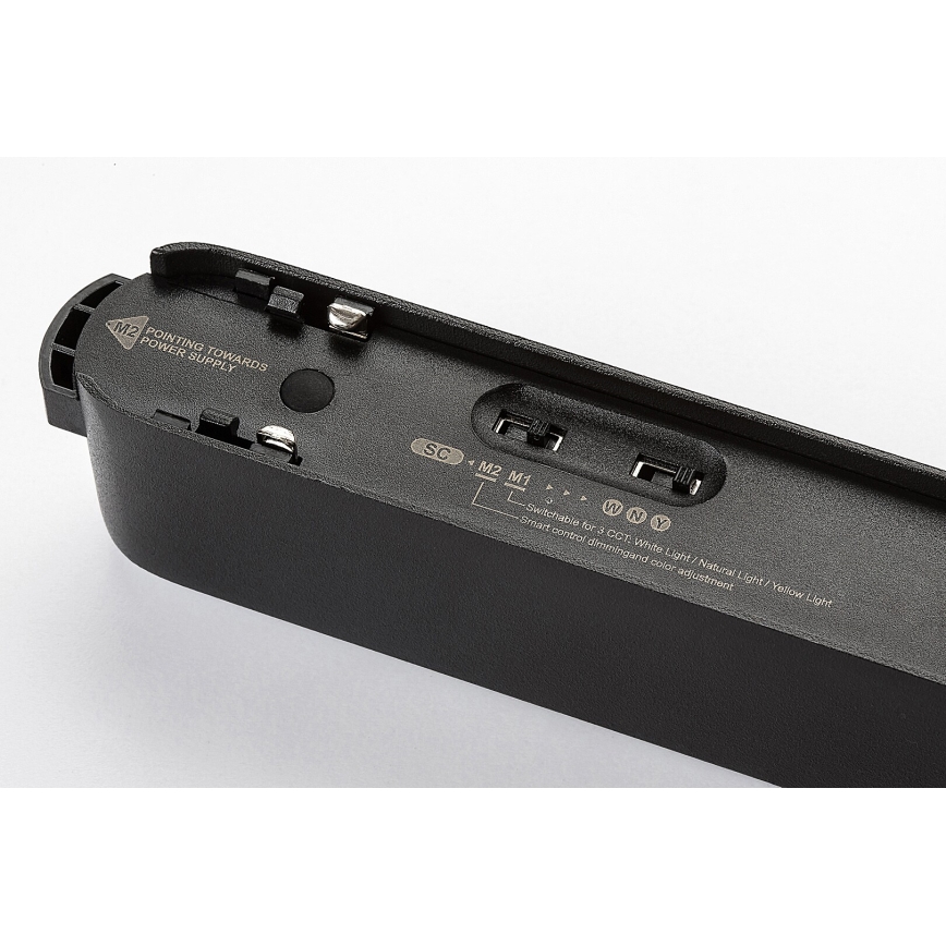 Rabalux - LED Himmennettävä kattovalaisin 1-vaihekiskoon LED/16W/24V 2700-5500K Wi-Fi Tuya 33 cm musta