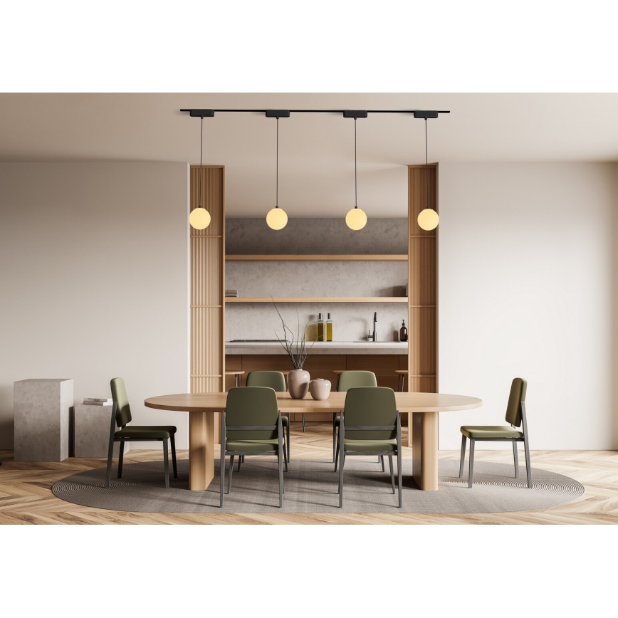 Rabalux - Himmennettävä LED-kattokruunu johdossa 1-vaiheiselle kiskojärjestelmälle LED/5W/24V 2700-5500K Wi-Fi Tuya musta