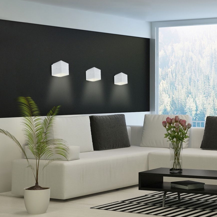 Rabalux - Seinävalaisin 1xG9/10W/230V valkoinen