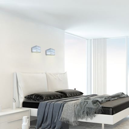 Rabalux - Seinävalaisin 1xG9/10W/230V harmaa