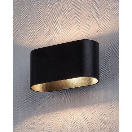 Rabalux - Seinävalaisin 1xG9/10W/230V musta