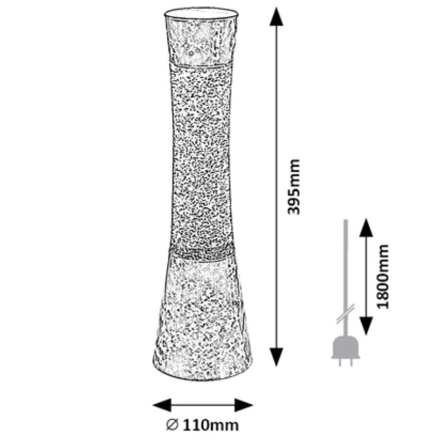 Rabalux  - Laavalamppu MINKA 1xGY6,35/20W/230V sininen
