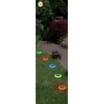 Rabalux - LED RGB aurinkokäyttöinen valaisin LED/0,6W/3,7V IP65 1200 mAh