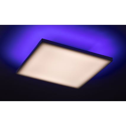 Rabalux - LED RGB himmennettävä kattovalaisin LED/18W/230V 3000-6500K 30x30 cm + kaukosäädin