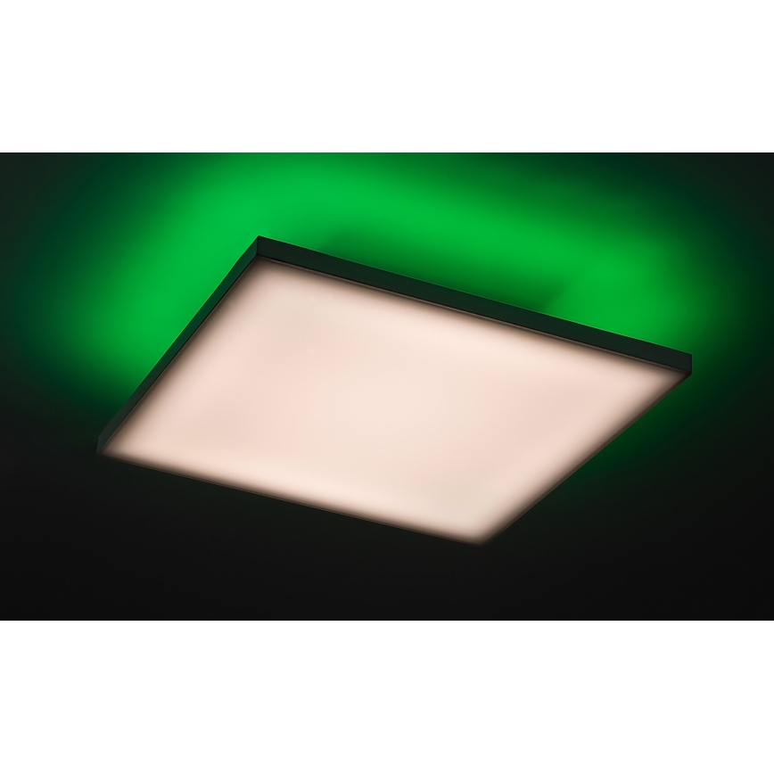 Rabalux - LED RGB himmennettävä kattovalaisin LED/18W/230V 3000-6500K 30x30 cm + kaukosäädin