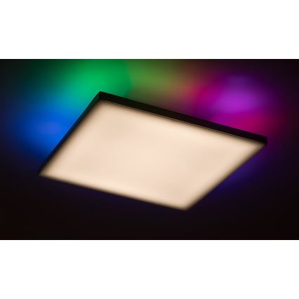 Rabalux - LED RGB himmennettävä kattovalaisin LED/18W/230V 3000-6500K 30x30 cm + kaukosäädin
