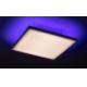 Rabalux - Himmennettävä LED-RGB-kattovalaisin LED/18W/230V 3000-6500K 30x30 cm + kauko-ohjaus