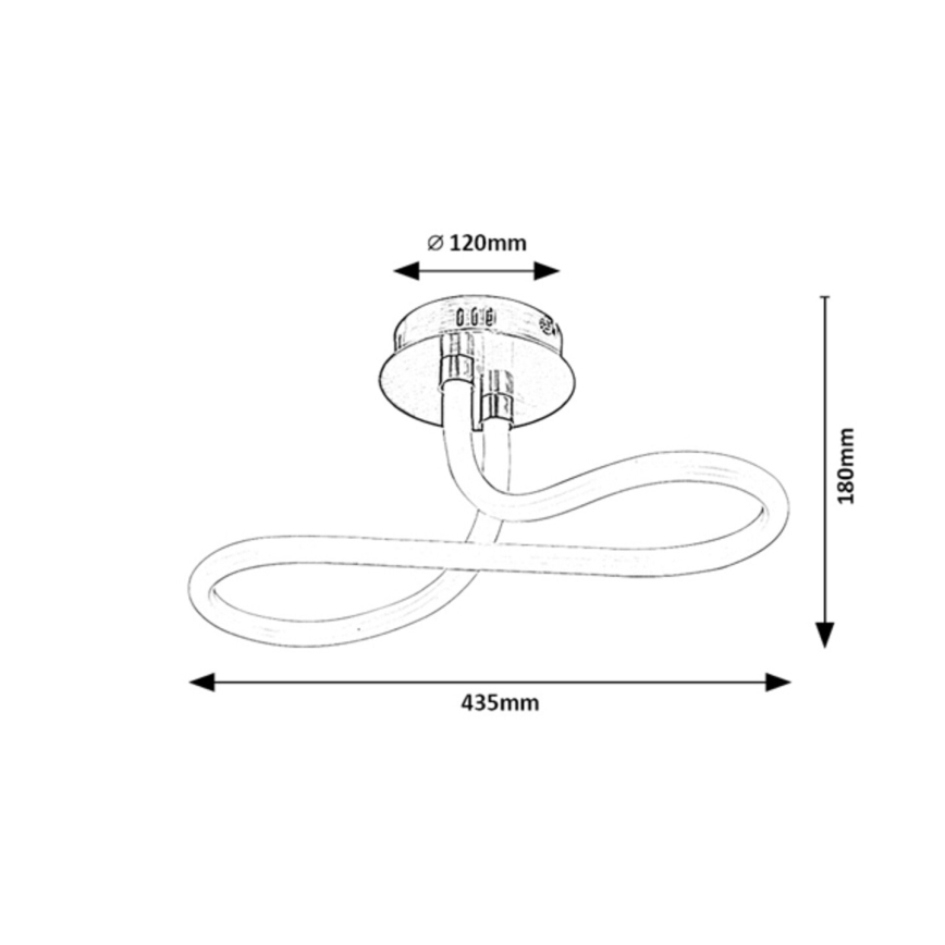Rabalux - LED-kattovalaisin LED/23W/230V 4000K
