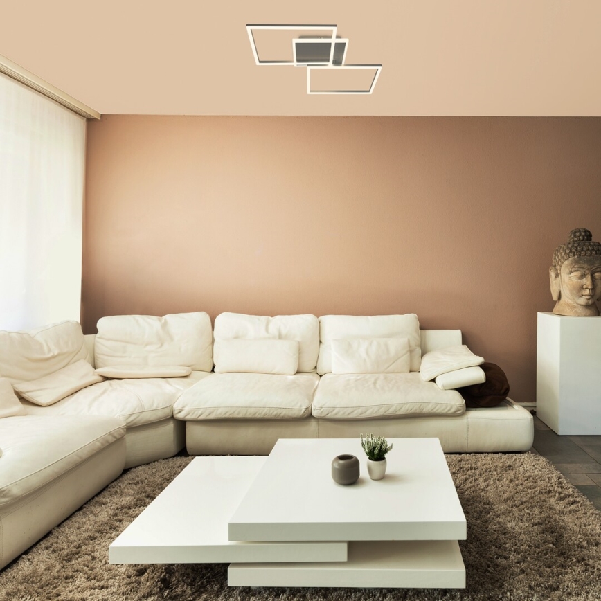 Rabalux - LED-kattovalaisin LED/40W/230V 4000K mattakromi 39x50 cm