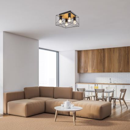 Rabalux - Kattovalo 4xE27/40W/230V 30x30 cm