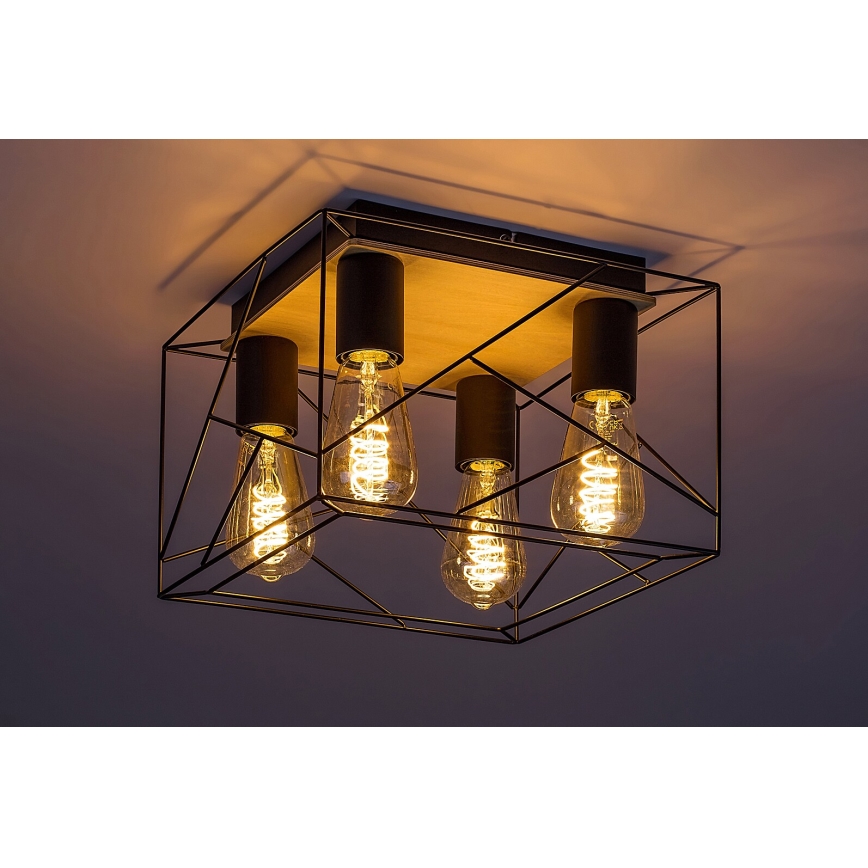 Rabalux - Kattovalo 4xE27/40W/230V 30x30 cm