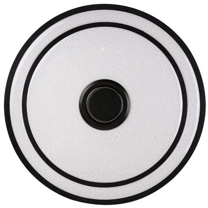 Rabalux – himmennettävä RGB-LED-kattovalaisin kaiuttimella, LED 24 W, 230 V, 3000–6500 K + kaukosäädin, halkaisija 39,5 cm