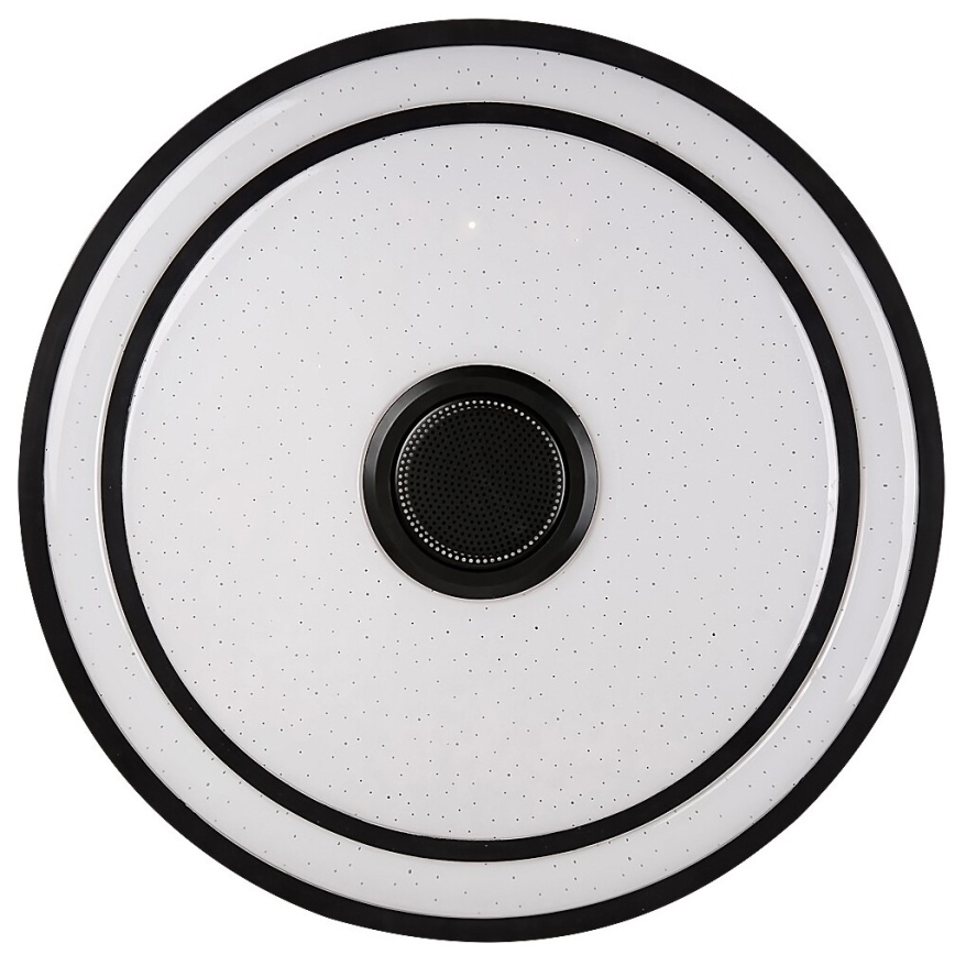 Rabalux – himmennettävä RGB-LED-kattovalaisin kaiuttimella, LED 24 W, 230 V, 3000–6500 K + kaukosäädin, halkaisija 39,5 cm