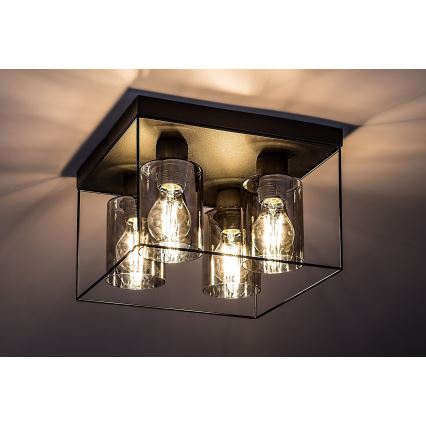 Rabalux - Kattovalaisin 4xE27/25W/230V 30x30 cm