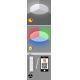 Rabalux - Himmennettävä LED-RGB-kattovalaisin LED/24W/230V Wi-Fi Tuya 3000-6500K 31 cm