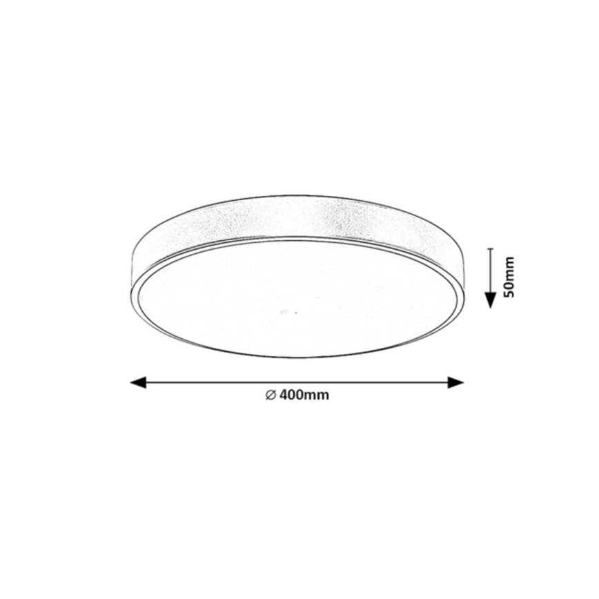 Rabalux - LED-kattovalaisin LED/36W/230V 3000K halkaisija 40 cm