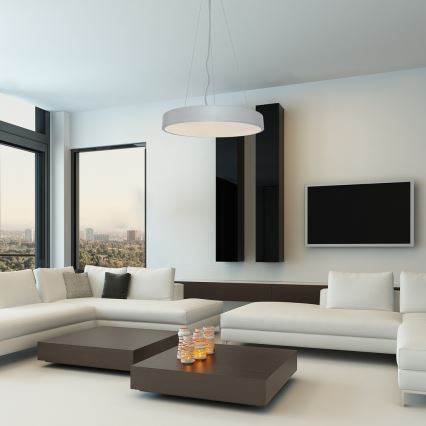 Rabalux - LED-riippuvalaisin johdolla LED/36W/230V 4000K hopea