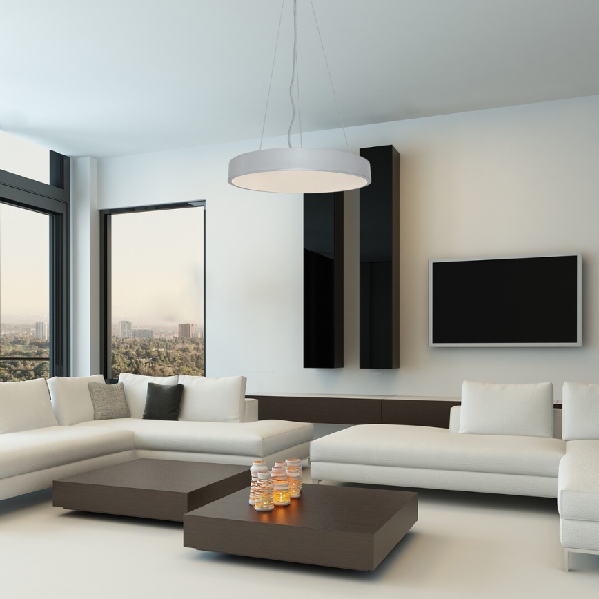 Rabalux - LED-riippuvalaisin johdolla LED/36W/230V 4000K hopea