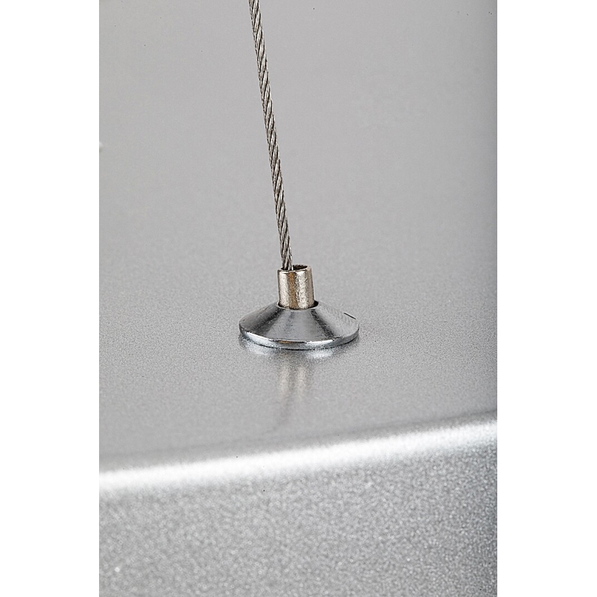 Rabalux - LED-riippuvalaisin johdolla LED/36W/230V 4000K hopea