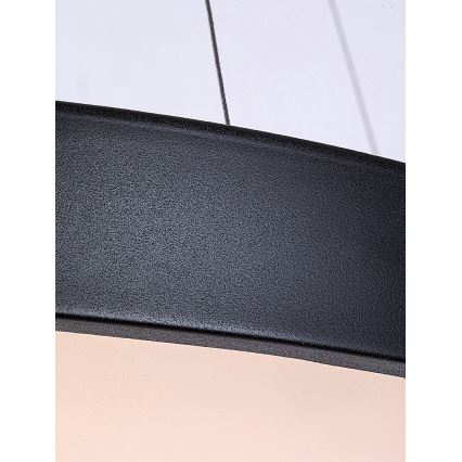 Rabalux - LED himmennettävä kattokruunu johdolla LED/60W/230V 3000-6000K musta + kaukosäädin