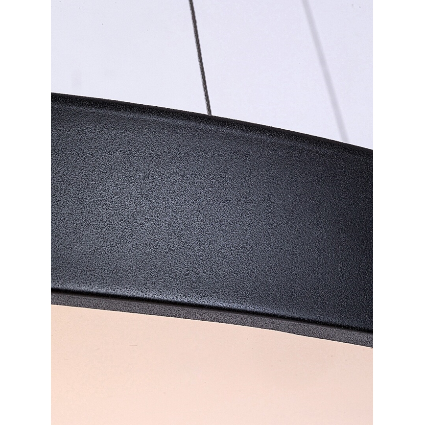 Rabalux - LED himmennettävä kattokruunu johdolla LED/60W/230V 3000-6000K musta + kaukosäädin